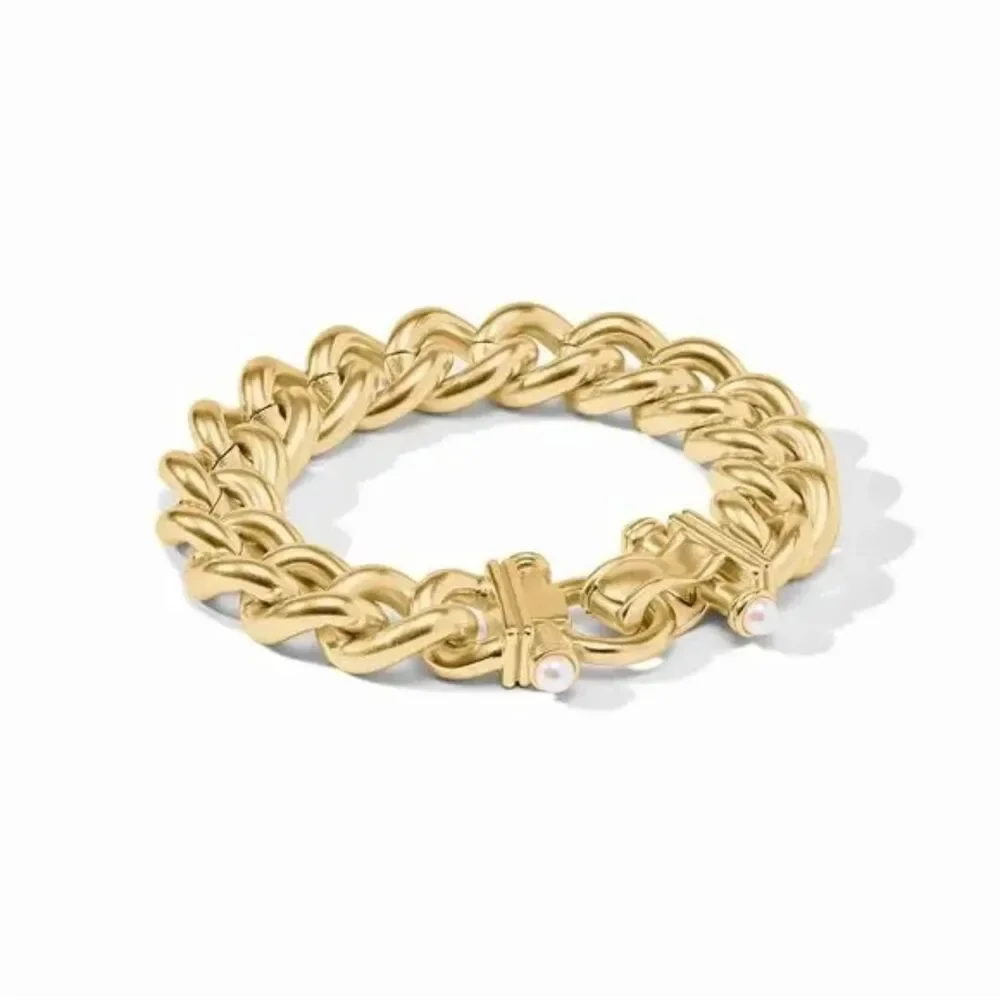 Brand New. $235 Dolce Demi Link Bracelet Size Large (long) Color: gold - Picture 2 of 13